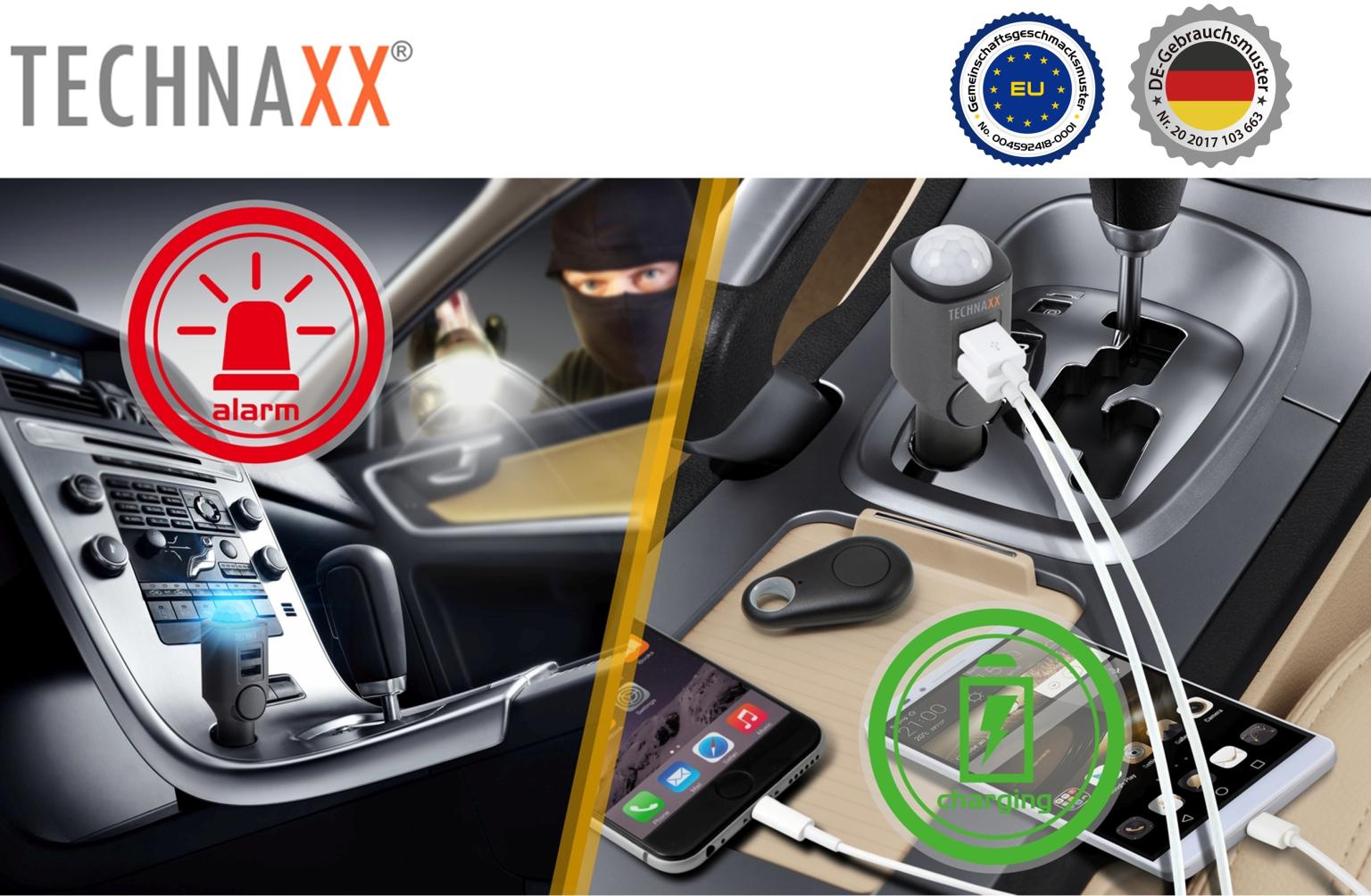 Alarm samochodowy Technaxx TX-100